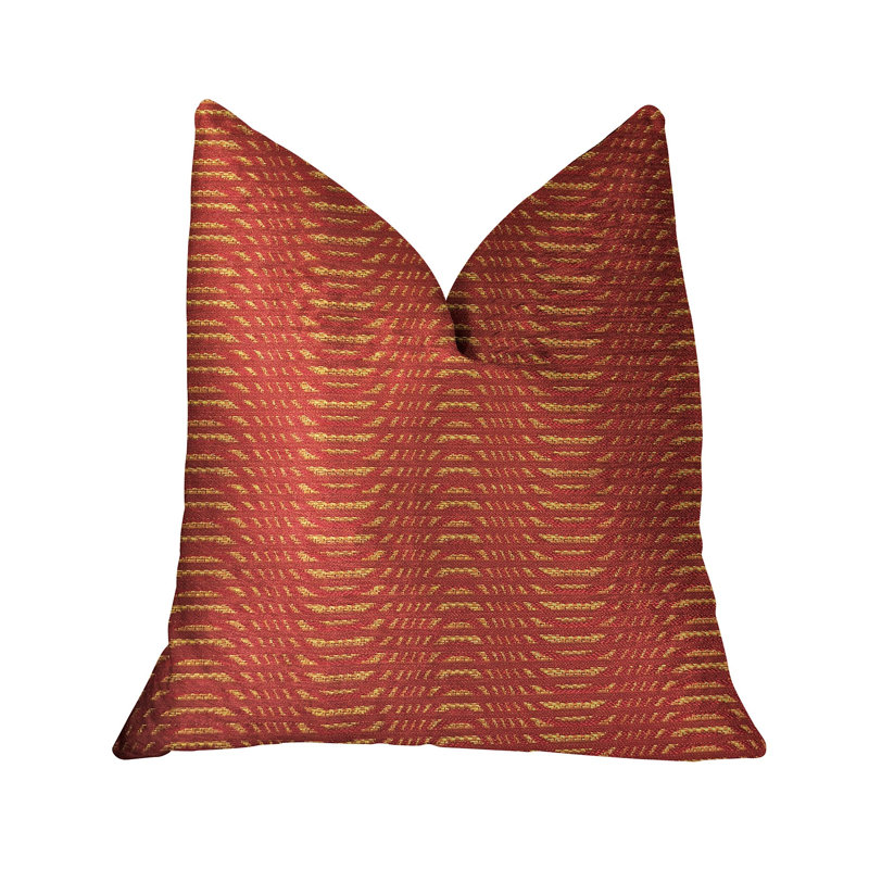 Oreiller de luxe ondulé New Earth, 16 po x 1 po, Coussin décoratif