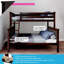 Lit plateforme simple en bois massif avec échelle-1913133620