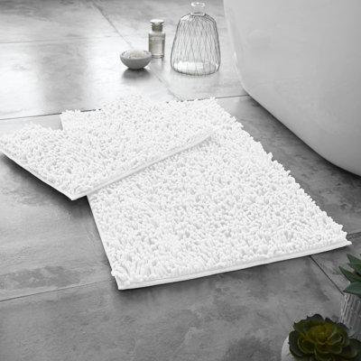  2 Piece Set Rectangle/U-shaped Bath Mat