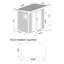 Abri de jardin en métal robuste et résistant au vent, modèle Penguin Arvada, 2,25 m x 1,86 m (Gazebo Penguin Arvada) - Gris foncé