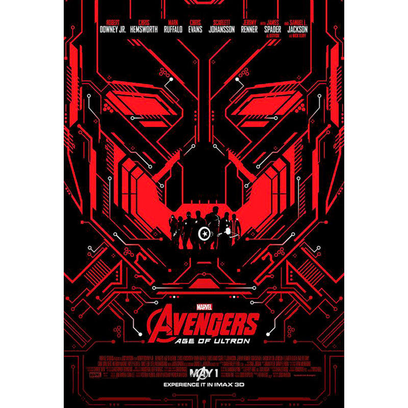 Avengers: l'ère d'Ultron, H 24 po x l 16 po