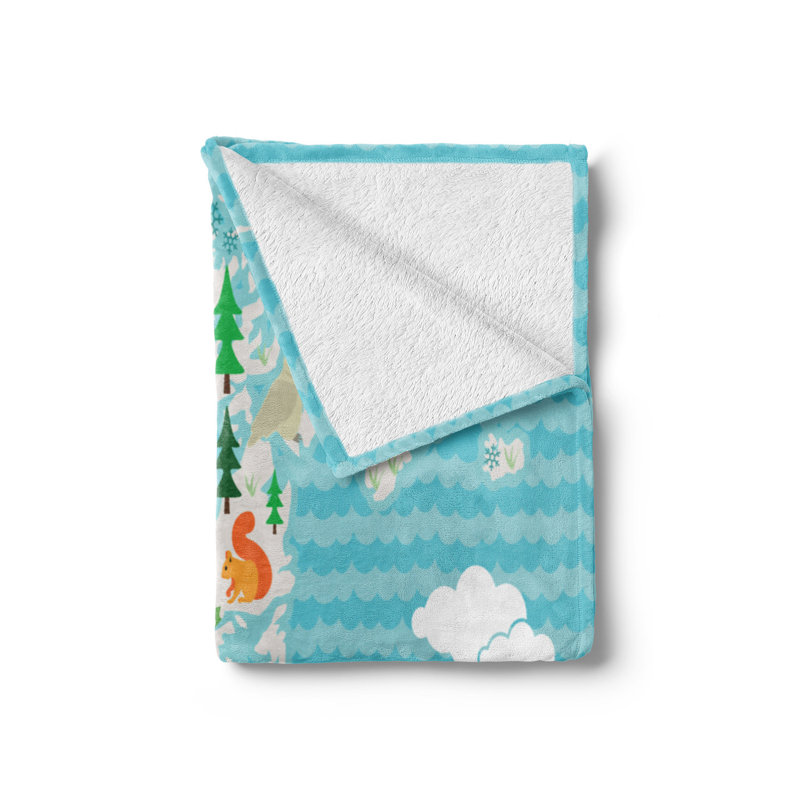 Hand Woven Throw Blanket, 50" x 60"