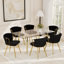 Glass Top Dining Set for 6-679866659-698750720-698750723