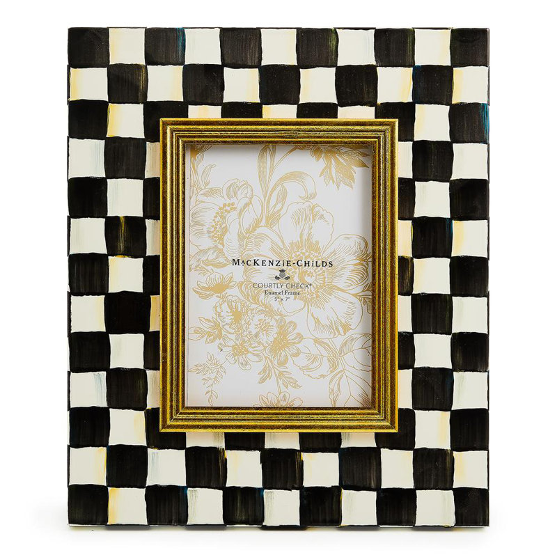 Courtly Check Frame, 5" W x 7" H