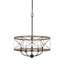 Lustre tambour 5 lumières de style bougie Edmonds