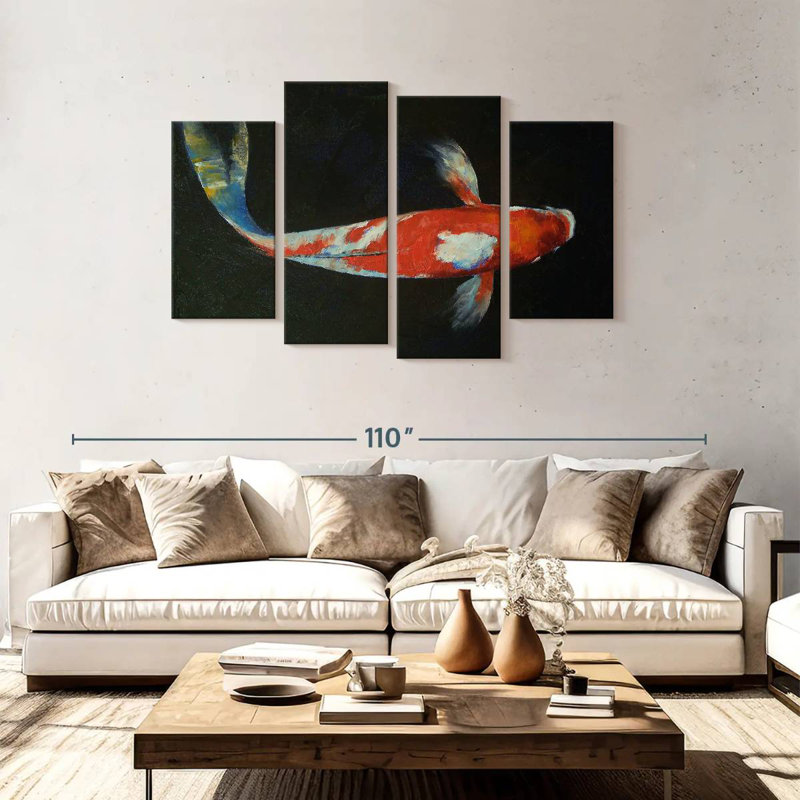 Brampt Koi, 48'' H x 75'' W