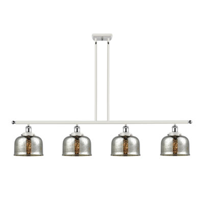 Luminaire suspendu linéaire à 4 lumières pour îlot de cuisine Haruki
