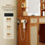 Meuble-lavabo en rotin naturel 43,3 po Boho-1183283978