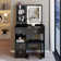 Compact Vanity Table with LED Mirror & Storage Drawers -Dressing Table with Cushioned Stool