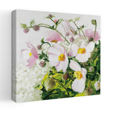 Summer Ends In Pink Contemporary Hydrangea Flower Art