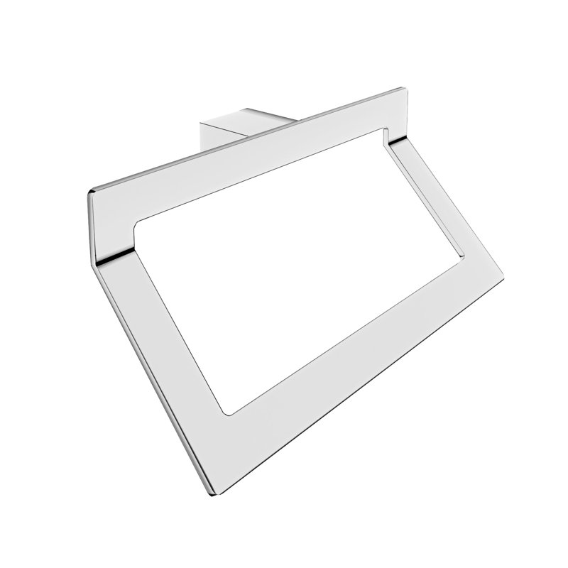Edon Towel Ring, Chrome Polish