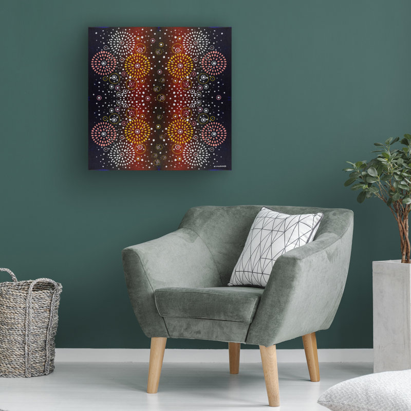Œuvre d'art sur toile bol Hooshang Khorasani, H 14 po x l 14 po
