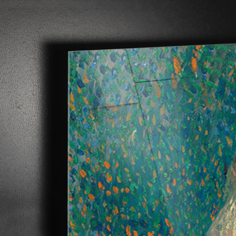 Self Portrait by Vincent Van Gogh - Rectangle Painting on Vetro Acrilico Plexi