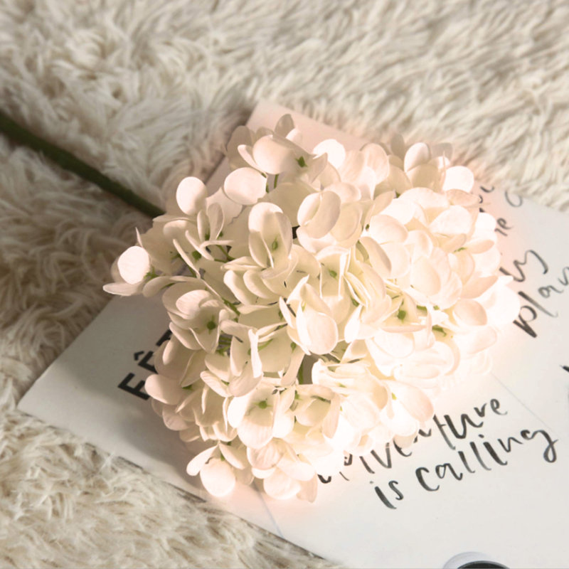 Silk Hydrangea Arrangement, Cream