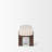 Karina Dark Elm Wood w/ Oatmeal Fabric Bench-98239993