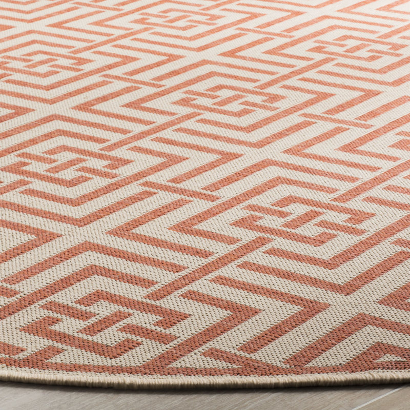 Gowanus Performance Geometric Indoor/Outdoor Area Rug, Rectangle 5'3" x 7'6"