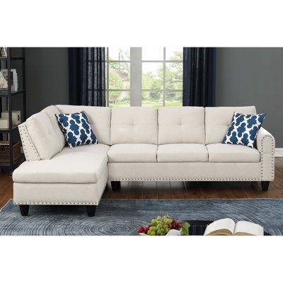 97.21 " Faux Leather Sectional