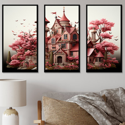 Monets, château, paysage revisité - Art mural classique