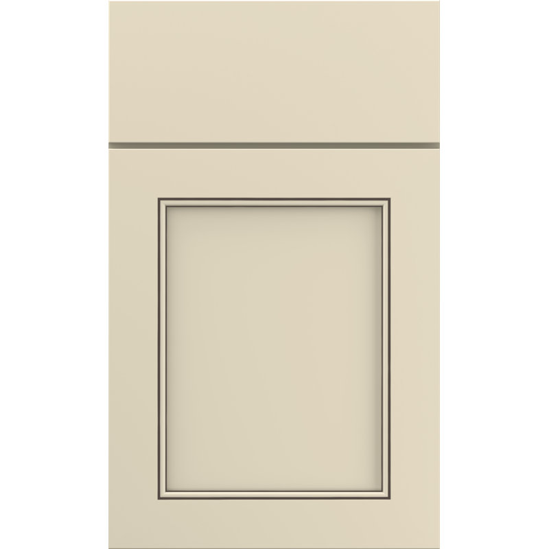 Dwelling Dryden Door Sample, Maple, Parchment w/Stone Glaze