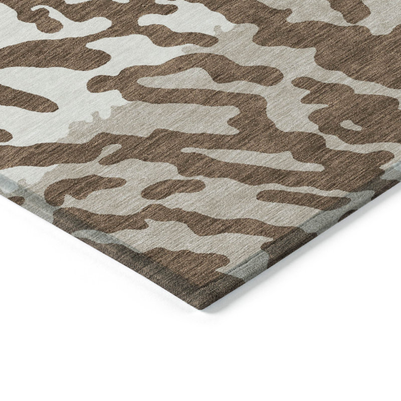 Tapis intérieur / extérieur mâle avec envers antidérapant, Rectangle 2 pi 6 po x 3 pi 10 po