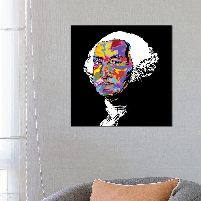 Gw par Technodrome1 - impression d'art graphique, Toile tendue, Aucun mat, H 26 po x l 26 po x P 1,5 po