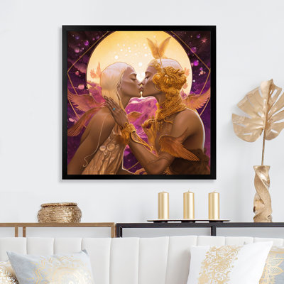 " Divine Kissing Goddess Love I "