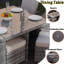 Kydon 8 - Person Patio Dining Set with Square Table , Cushions Included-1802964373