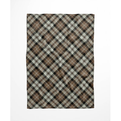 Anthony Plaid Velveteen Fleece Blanket