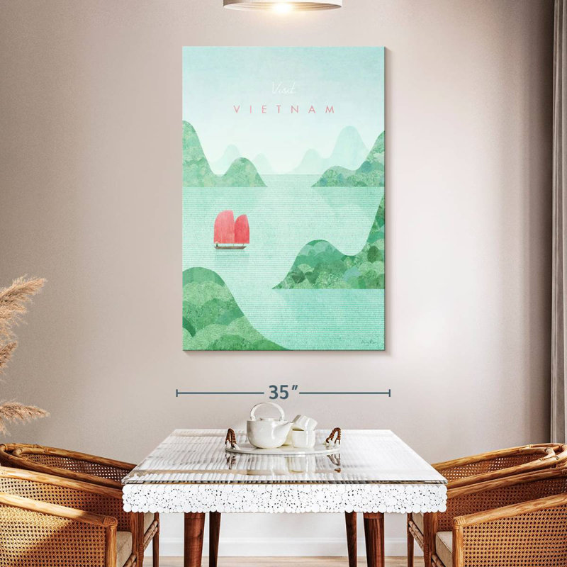 Affiche de voyage Aime Vietnam, H 51 po x l 34 po