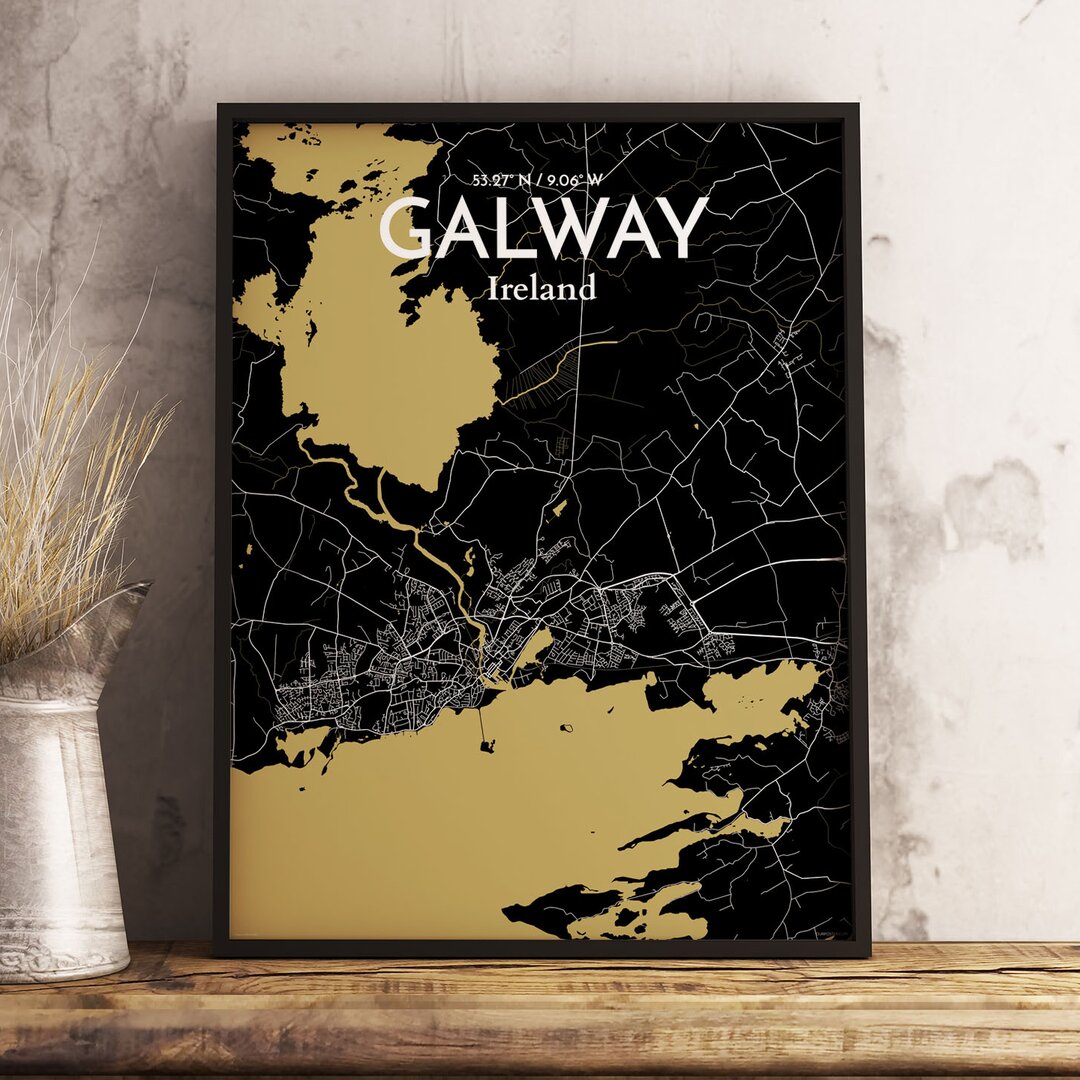 Poster Galway City Map