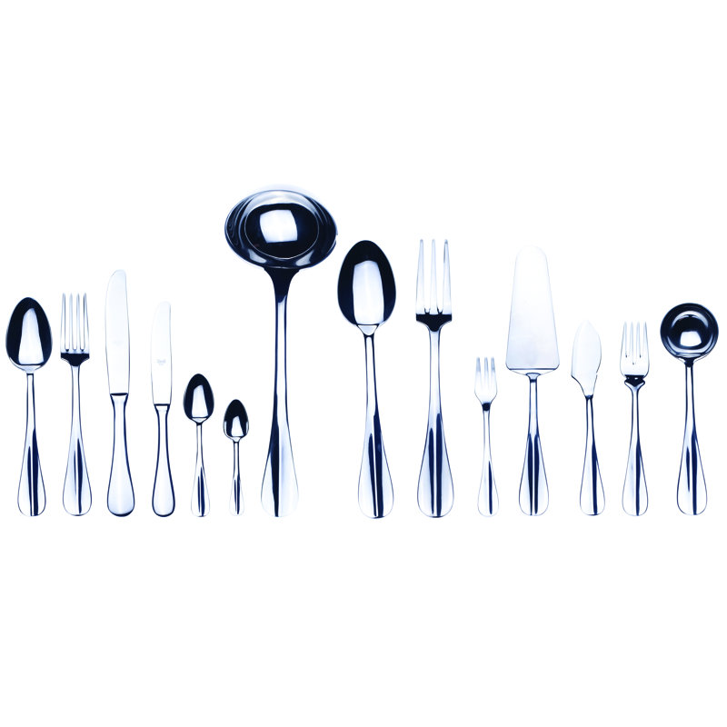 Ensemble de couverts Roma (configuration S) - 113 pièces - Acier inoxydable