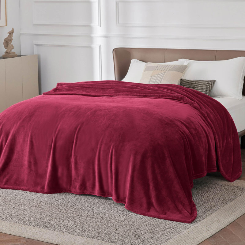 Couvre-lit pour lit - Couvertures douillettes douillettes en polaire, jeté en flanelle chaude et légère pour toutes les saisons