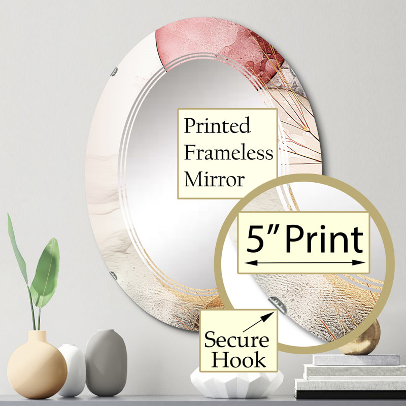Miroir mural sans cadre Belsay, 30 po x 20 po