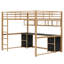 Lit mezzanine double avec tiroirs Altfried Kids-1404075261
