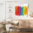 Kimira Grunge Abstract Rainbow-109368471