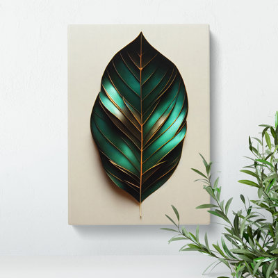The Beautiful Leaf - Wrapped Canvas Print