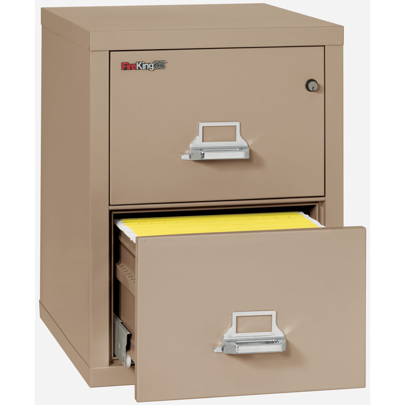 Fireproof 2 - Drawer File Cabinet, Taupe