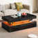 Bhhatu High Gloss Led Coffee Table
