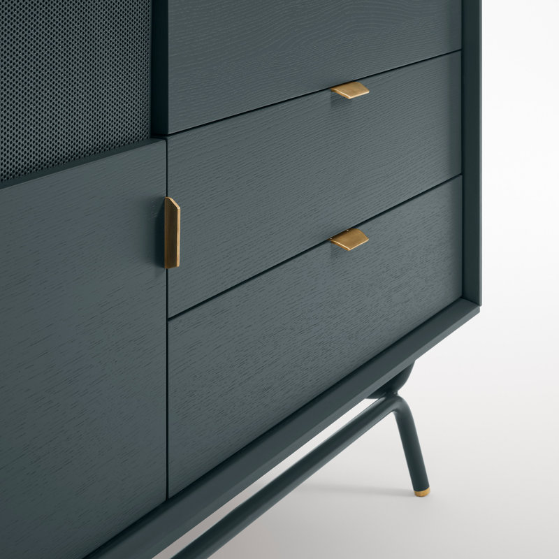 Dang Media Console, Navy Green