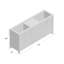 Modero 72'' W Double Bathroom Vanity Base-2086698597