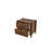 Josiah Solid Wood 2 Drawers Nightstand Brown