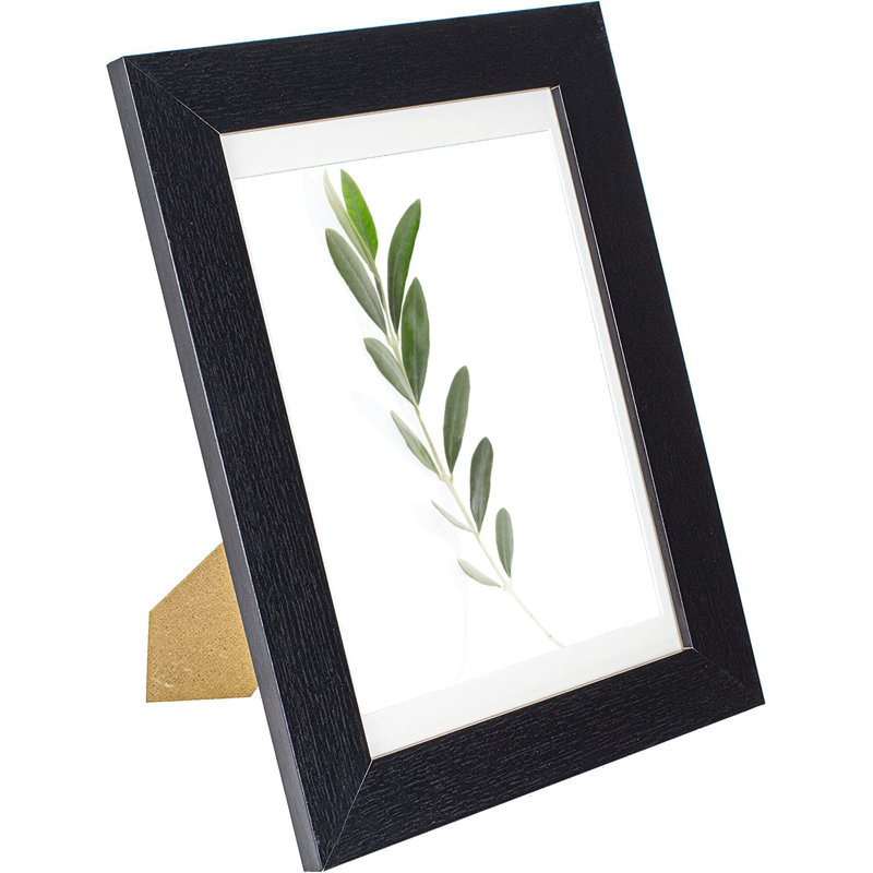 Picture Frame with Mat, Black