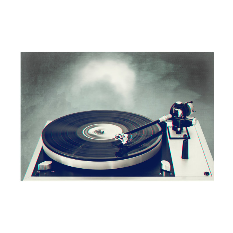 "Corris", tourne-disque, H 16 po x l 24 po x P 2 po
