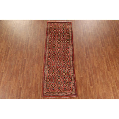 Tapis de couloir traditionnel en laine All-Over 3 x 10