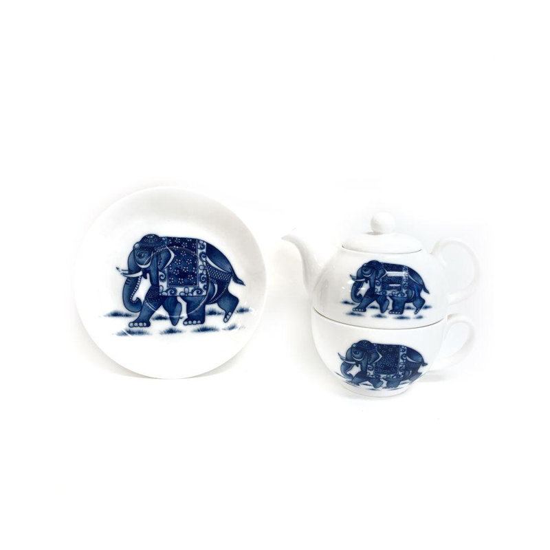 World Menagerie Zubair 18oz. No Pattern Teapot