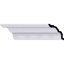 Moulure couronnée Dijon H 4 1/8 po x P 4 po x P 5 1/2 po x L 94 1/2 po (répétition 3 3/8 po)
