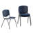 Oliverson Plastic Stacking Lobby Chairs with Perforated Backs-848270528