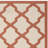 Bordeaux Geometric Beige/Orange Indoor/Outdoor Area Rug-1028835467