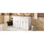 Meuble-lavabo spacieux et meuble-lavabo double, MDF blanc