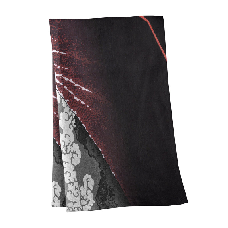 Torchon en dessous the Summit Lightning, Polyester sergé, Rouge